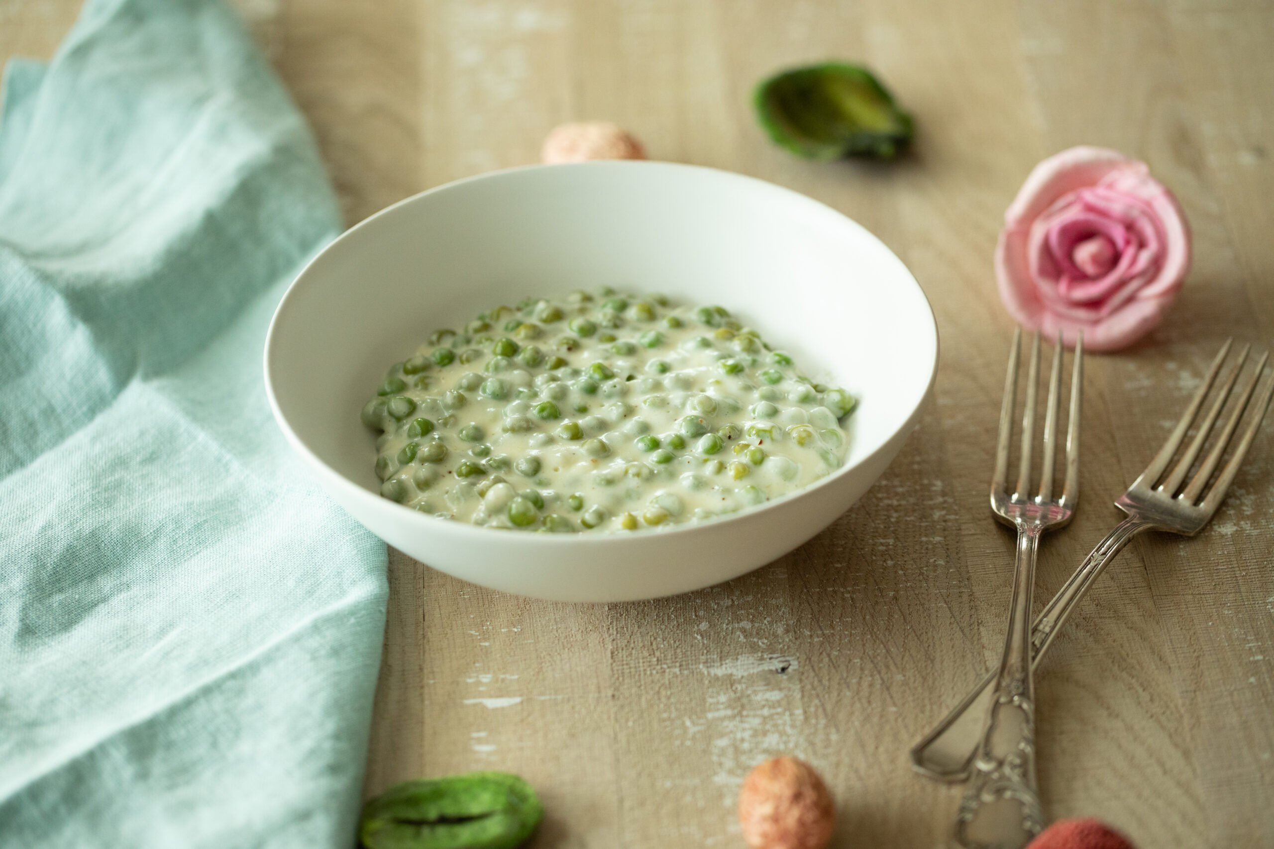 Creamed Peas without Flour