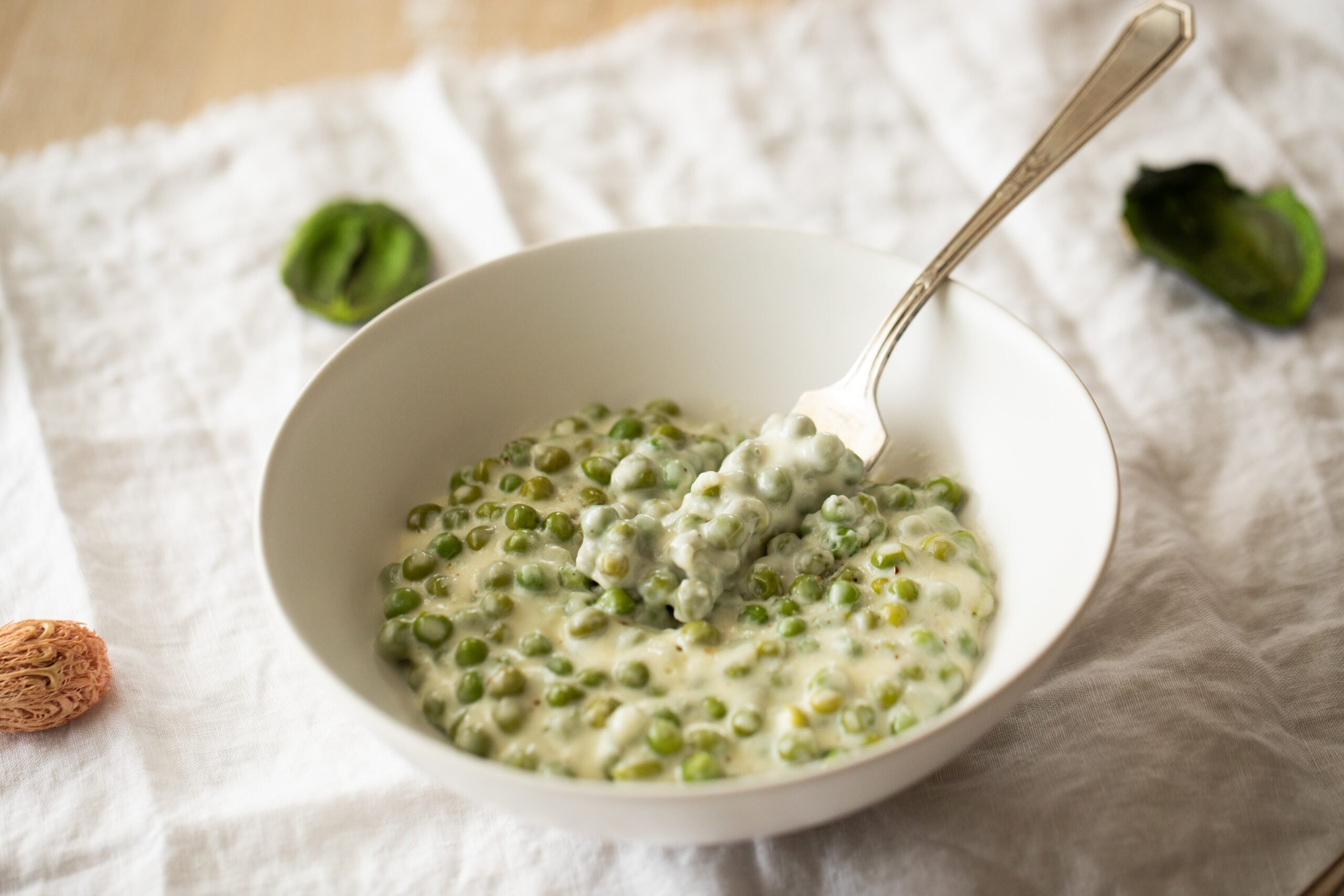 Creamed Peas without Flour