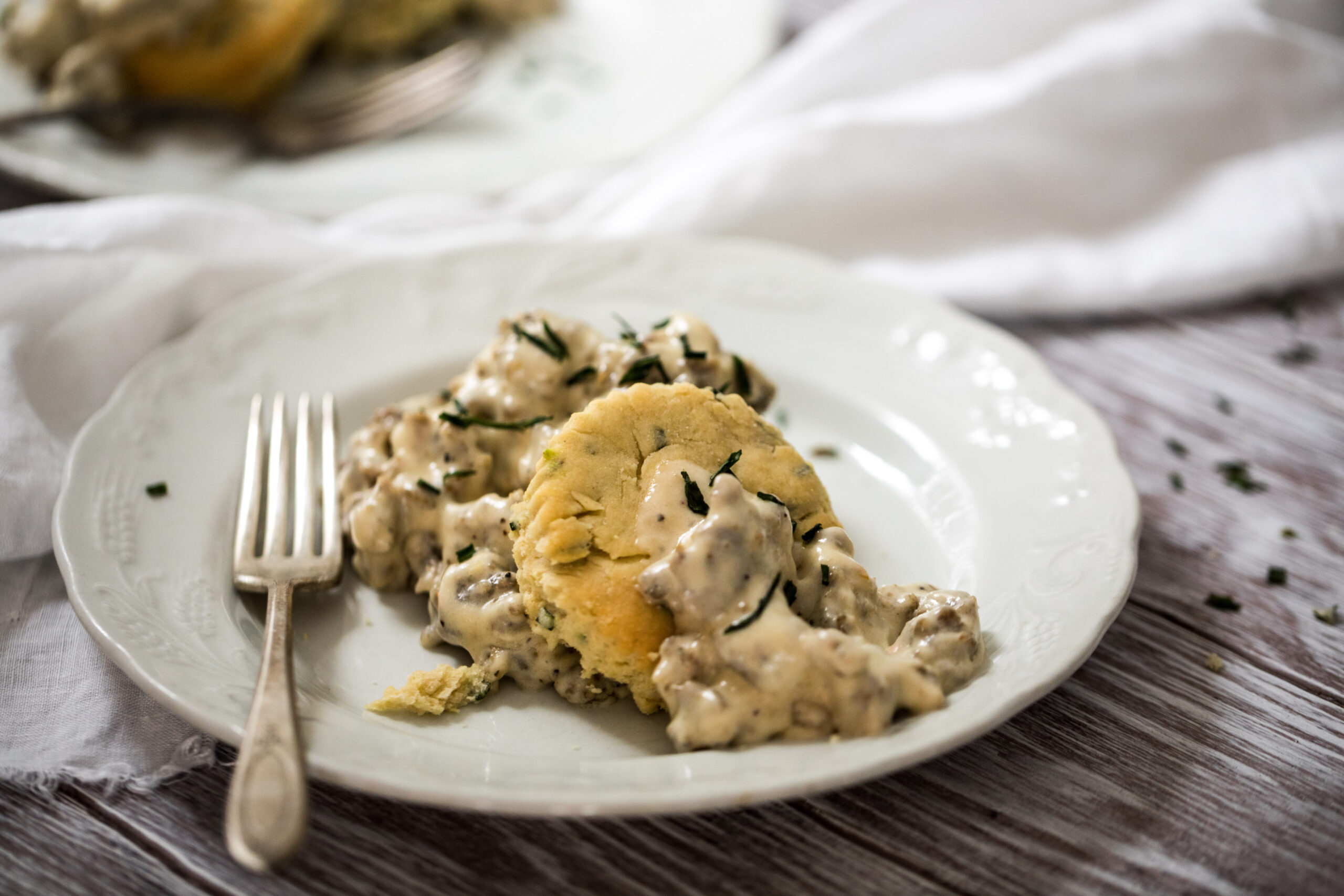 Gluten Free Biscuits and Gravy
