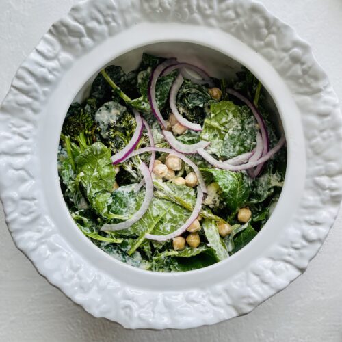 GF BROCCOLINI KALE CAESAR SALAD Gluten Free From Home