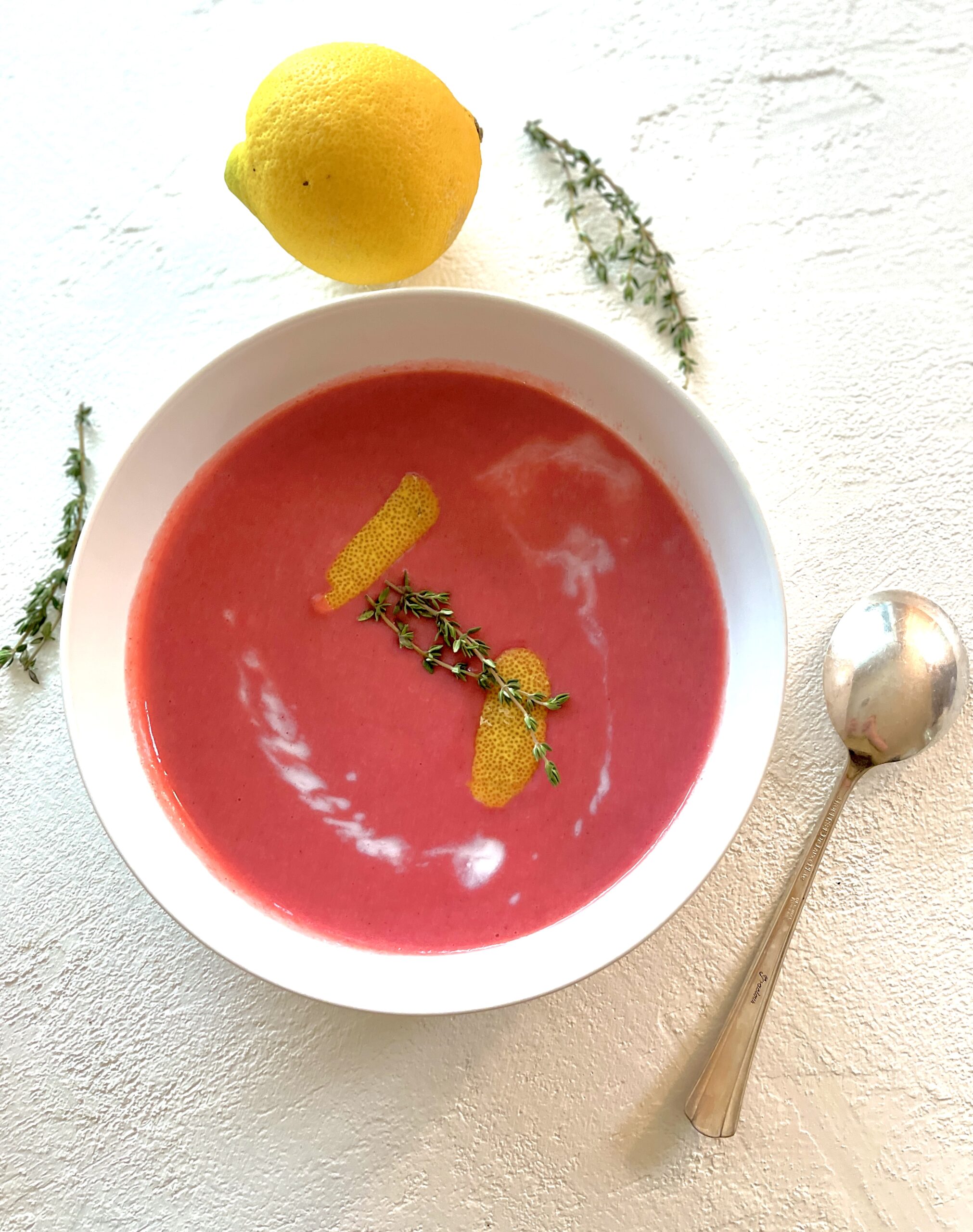 Chilled Summer Strawberry Soup