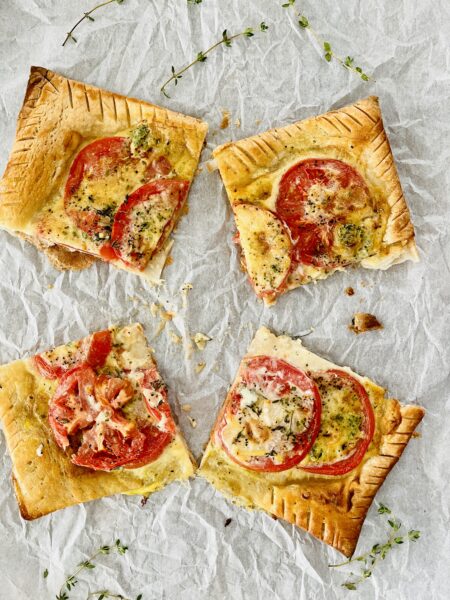 GF Tomatoes and Brie Tart