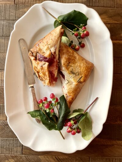 GLUTEN FREE CRANBERRY AND BRIE PUFF PASTRY